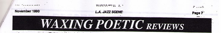 LA Jazz Scene Comin On Strong Review